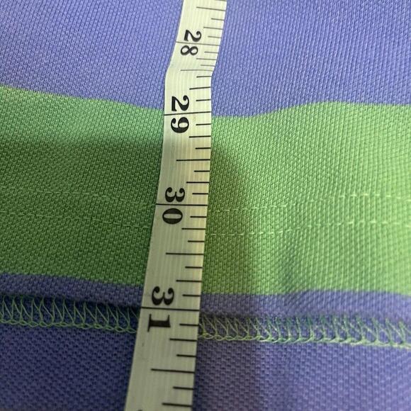 Vineyard Vines Men’s XL Slim Fit Polo Blue And Green Stripe - Picture 5 of 9